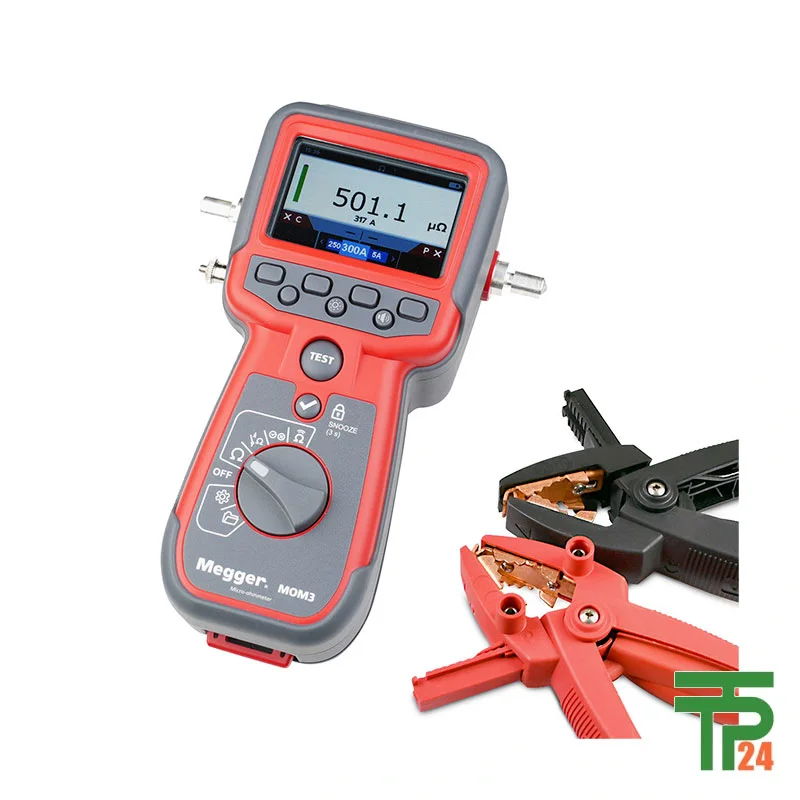 Megger MOM3 Handheld micro-ohmmeter - Image 3