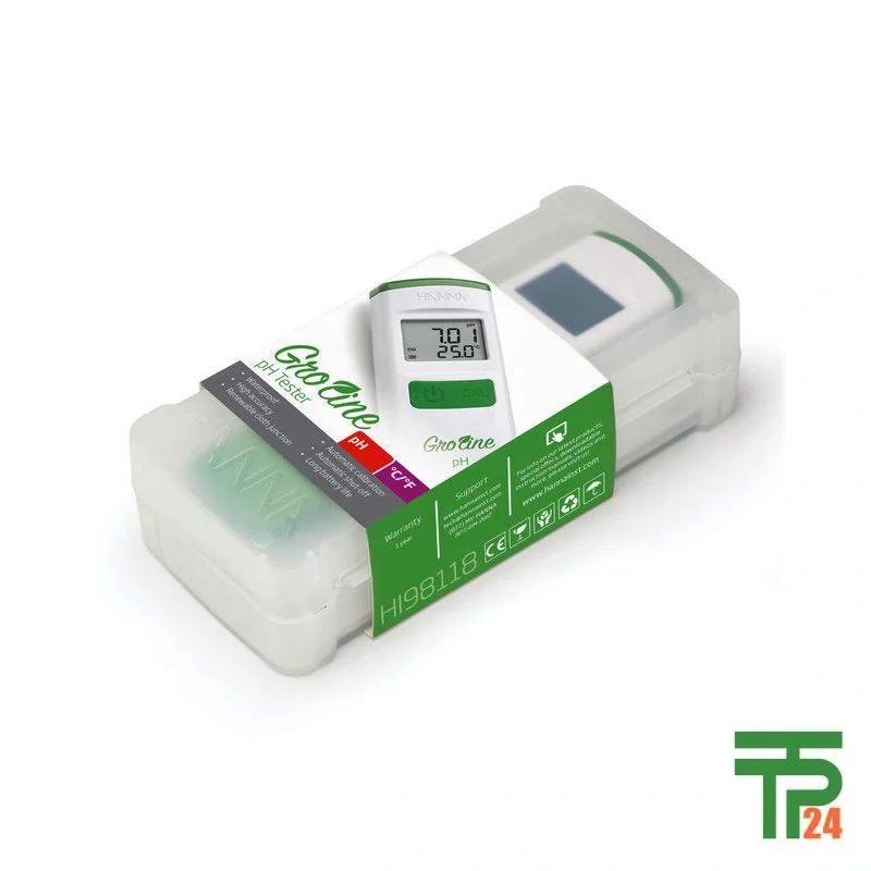 Hanna HI98118U GroLine Waterproof Hydroponic pH Tester