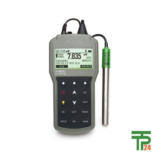 Hanna HI98191 Professional Waterproof Portable pH/ORP/ISE Meter