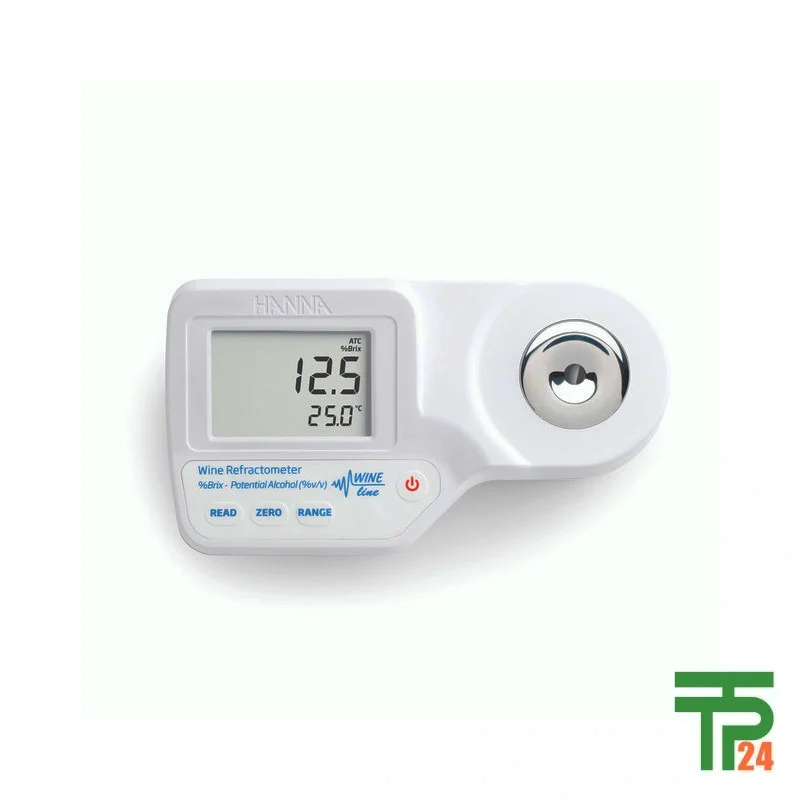 Hanna HI96813 Refractometer for % Brix and Potential Alcohol (% V/V) Analysis