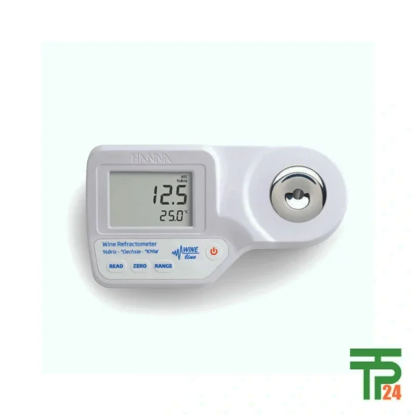 Hanna HI96814 Refractometer for % Brix, °Oe and °KMW Sugar Analysis