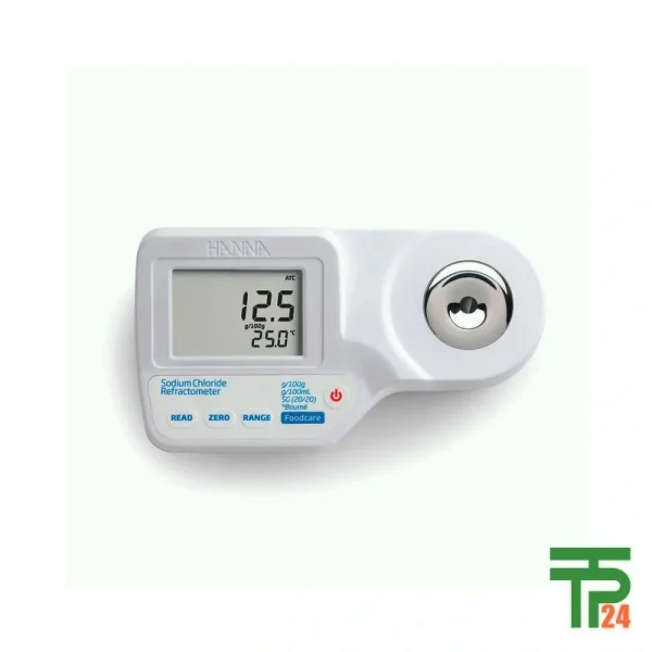 Hanna HI96821 Digital Refractometer for Measuring Sodium Chloride in Food