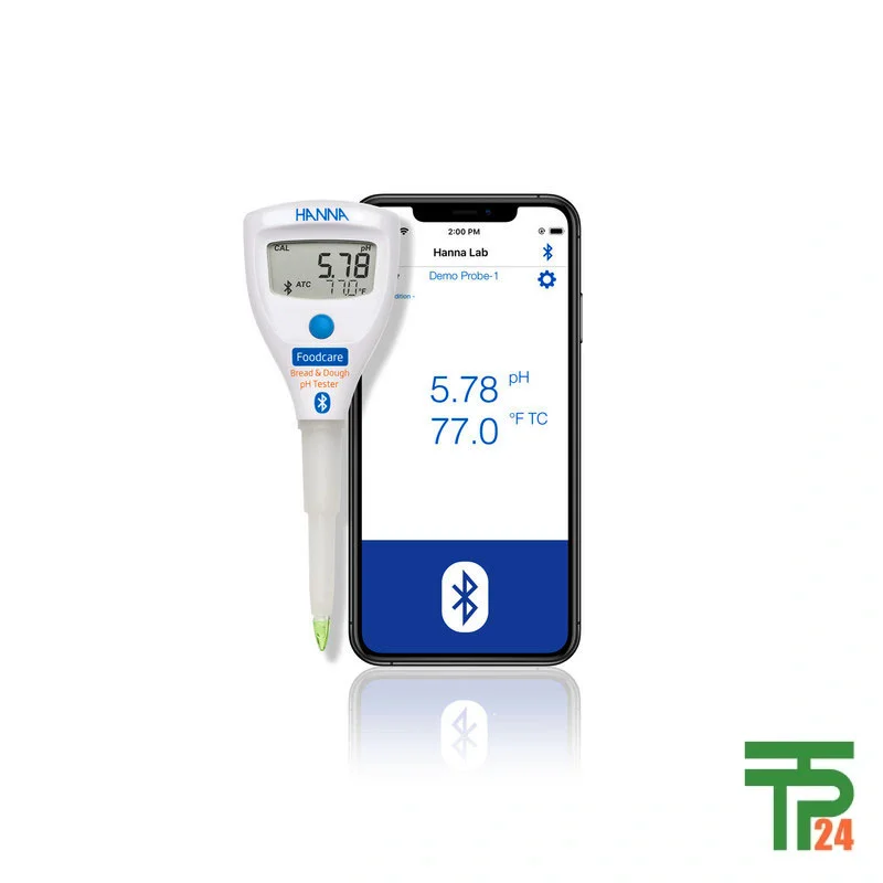 Hanna HI9810382 HALO2 Wireless pH Tester for Bread & Dough