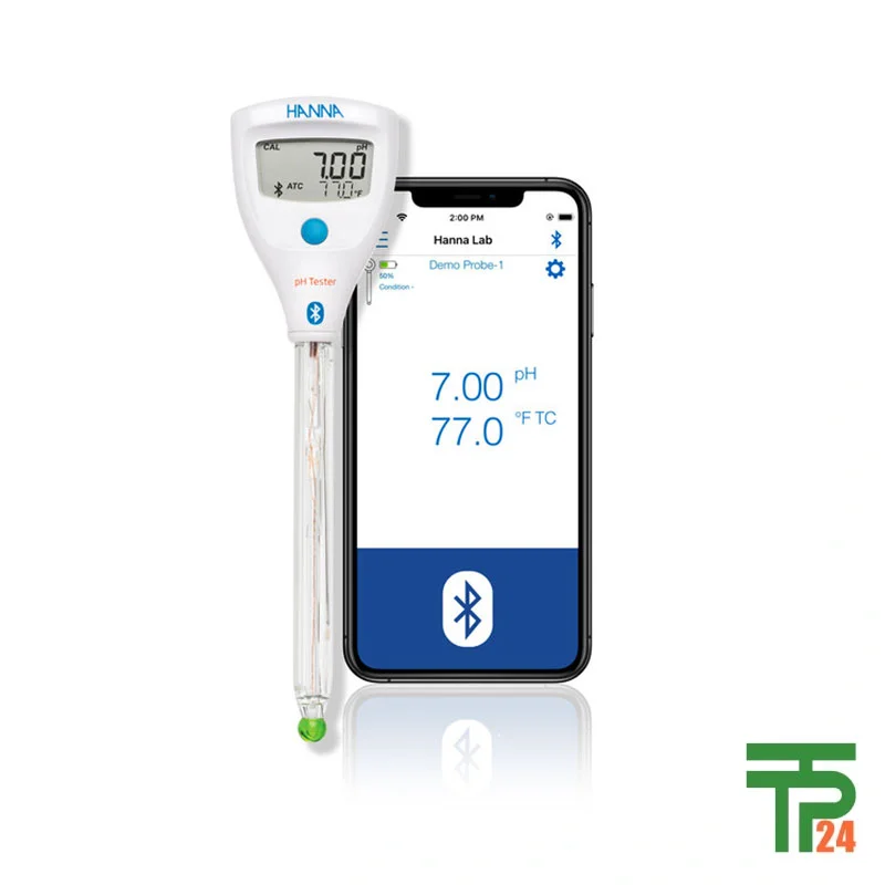 Hanna HI9810412 HALO2 Wireless pH Tester for Lab