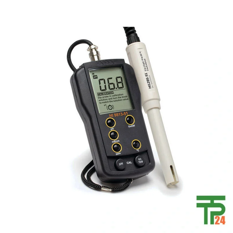 Hanna HI9813-51 pH/EC/TDS/Temperature Portable Meter