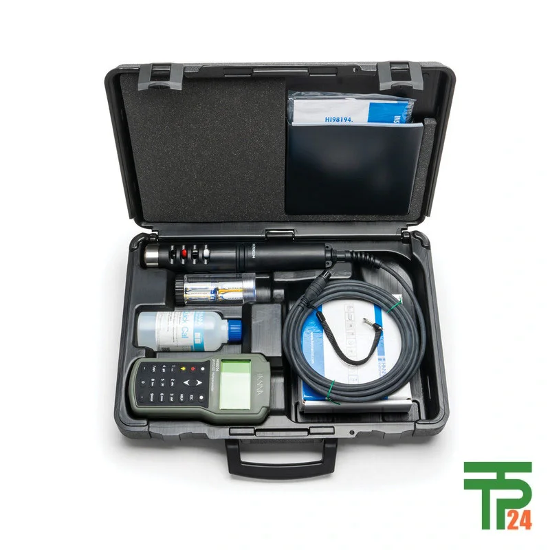 Hanna HI98194 Multiparameter pH/EC/TDS/Salinity/DO/Pressure/ Temperature Meter