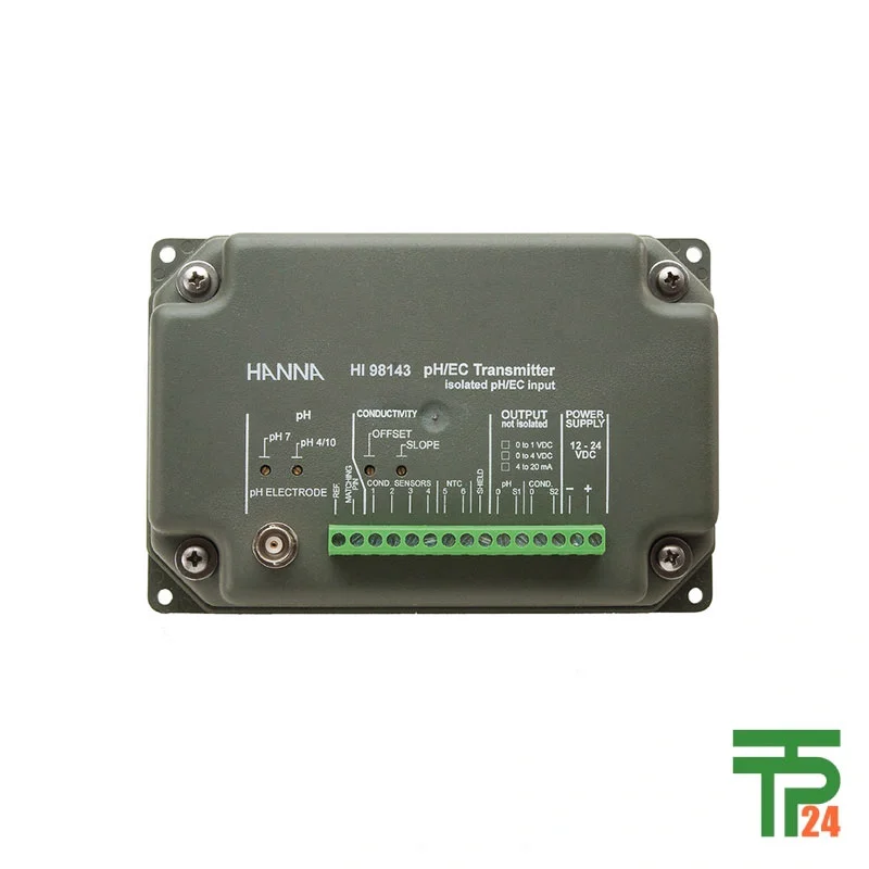 Hanna HI98143 pH and EC Transmitter with Galvanic Isolated Output